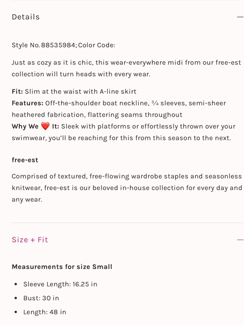 FREE PEOPLE free-est ‘Carrie midi dress’ - Picture 4 of 7
